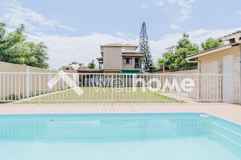 Casa com piscina a 10 min da Praia do Pontal em Cabo Frio