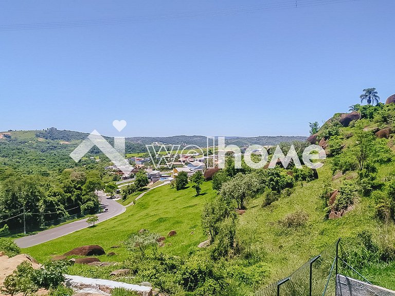 Casa com piscina e churrasqueira em Itupeva com linda vista